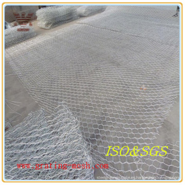 Gabiones galvanizados de servicio pesado / Malla hexagonal / Gabion